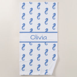 Toalla de playa personalizada para caballitos de m