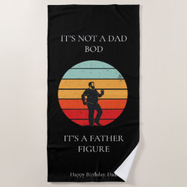 Toalla de playa personalizada para papá