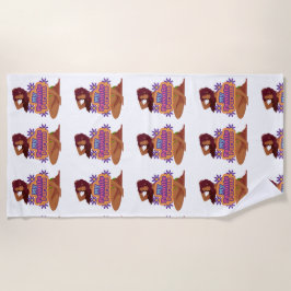 Toalla De Playa Personalizado chica mi persona favorita