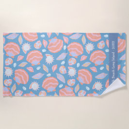 Toalla de playa personalizado - Diseño de verano d