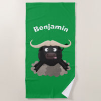 Personalizado divertida de búfalo de agua corrient