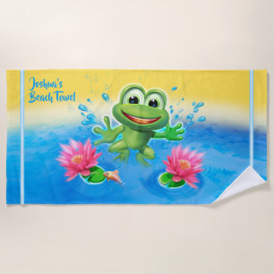 Toalla de playa personalizado Salapfrog salpicado