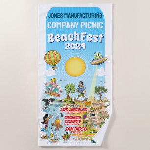 Toalla de playa personalizado SoCal