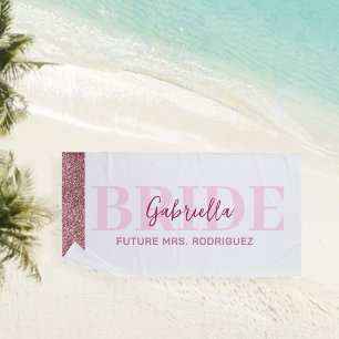 Toalla De Playa Personalized beach towel for the bride