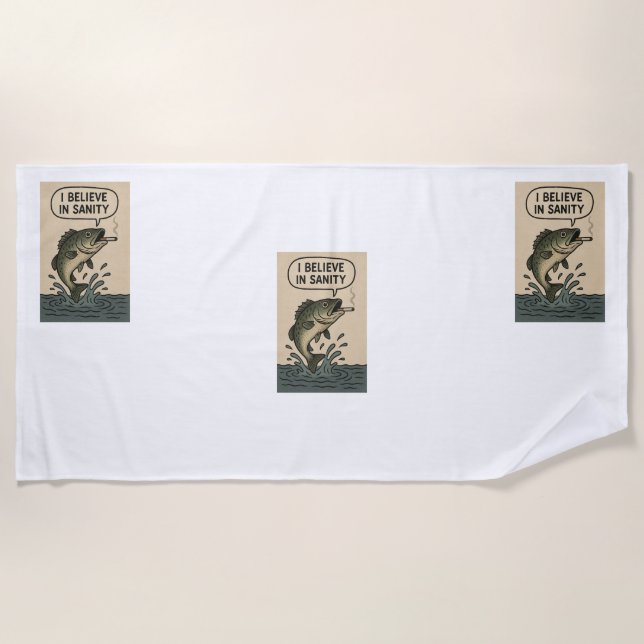 Toalla De Playa Pescado (Anverso)