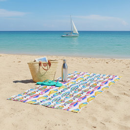 Toalla De Playa Pez elegante