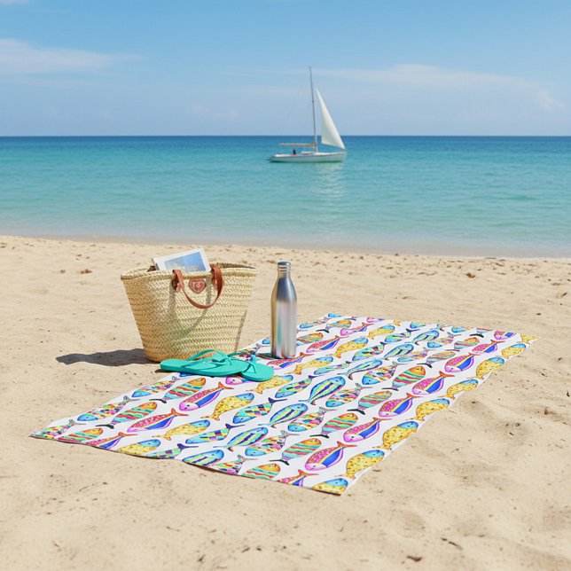 Toalla De Playa Pez elegante (Subido por el creador)