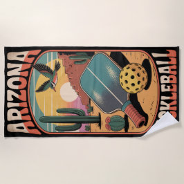 Toalla De Playa Pickleball ARIZONA PICKLEBALL Desert