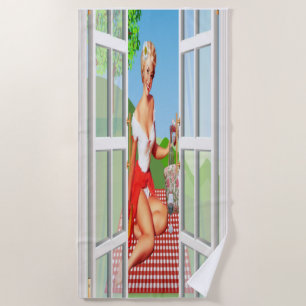 Toalla De Playa Picnic de verano de 1955