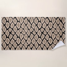 Piel de serpiente de cuero marrón