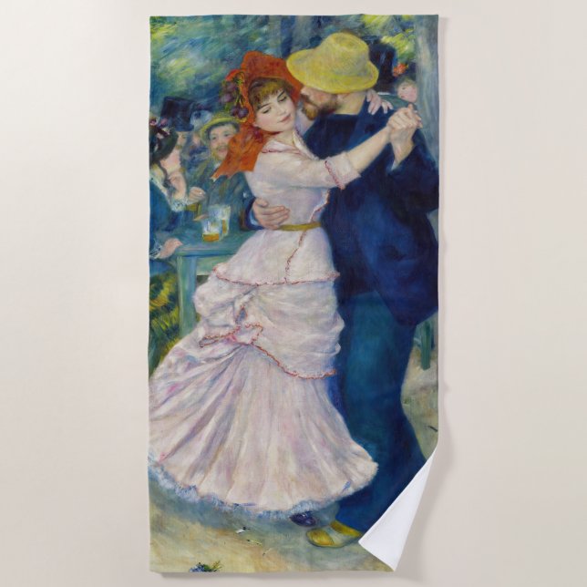 Toalla De Playa Pierre-Auguste Renoir - Baile en Bougival (Anverso)