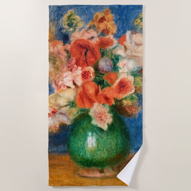 Toalla De Playa Pierre-Auguste Renoir - Bouquet (Anverso)