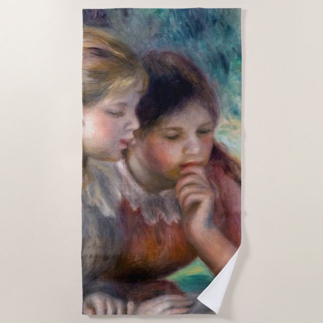 Toalla De Playa Pierre-Auguste Renoir - La lectura (Anverso)