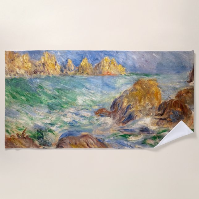 Toalla De Playa Pierre-Auguste Renoir - Marine, Guernesey (Anverso)