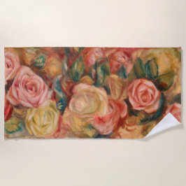 Toalla De Playa Pierre-Auguste Renoir - Rosas