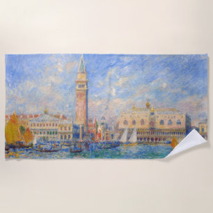 Toalla De Playa Pierre-Auguste Renoir - Venecia, el Palacio del Do