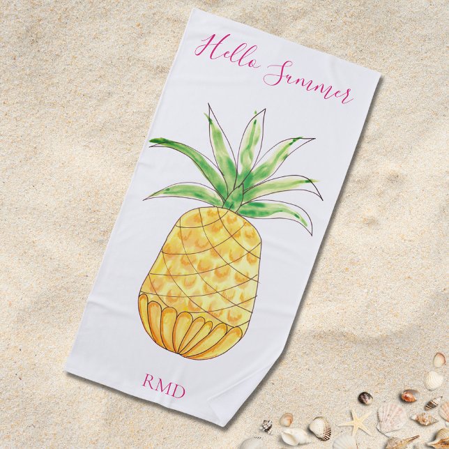 Toalla De Playa Piña (Subido por el creador)