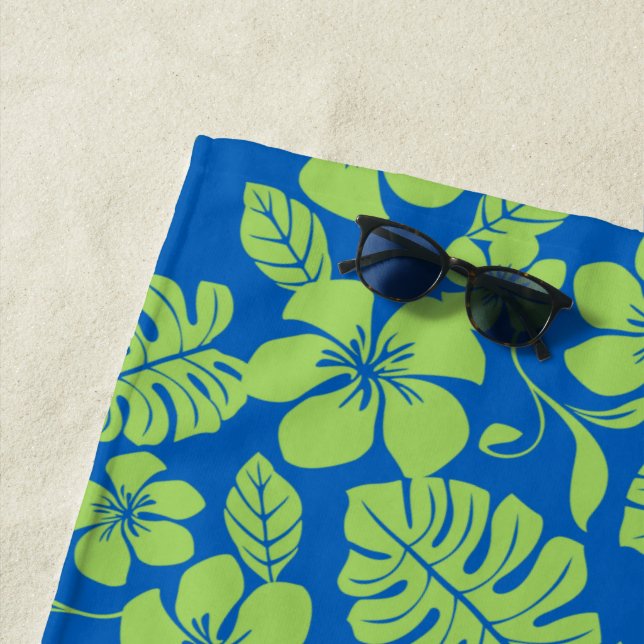 TOALLA DE PLAYA PINK BIKINI (AZUL/VERDE) (In situ)