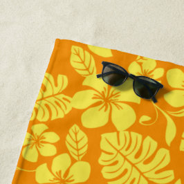 TOALLA DE PLAYA PINK BIKINI (TANGERINA/AMARILLO)