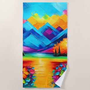 Toalla De Playa Pintura de Horizonte Dreamscape