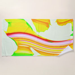 Toalla De Playa Pinza arco iris