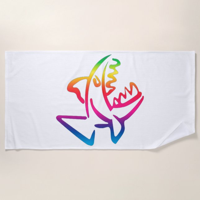 Toalla De Playa Piranha (Anverso)