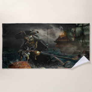 Toalla De Playa Piratas del Caribe