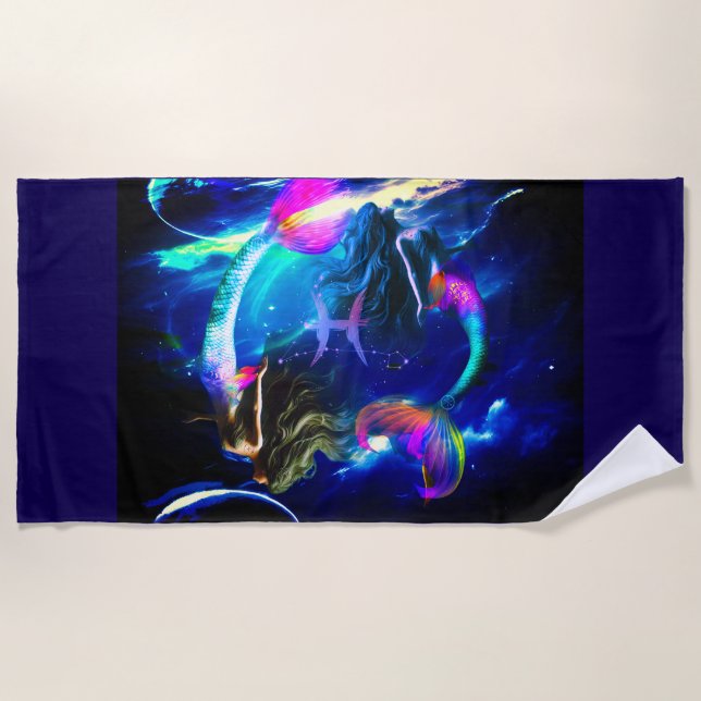 Toalla De Playa Pisces (Anverso)