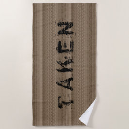 Toalla De Playa Pistas de neumáticos para coches en el Personaliza