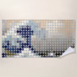 Toalla de playa Pixeldot de Hokusai "Great Wave"