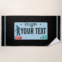 Placa de licencia Oregon Sasquatch