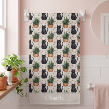 Plantas personalizadas y gato