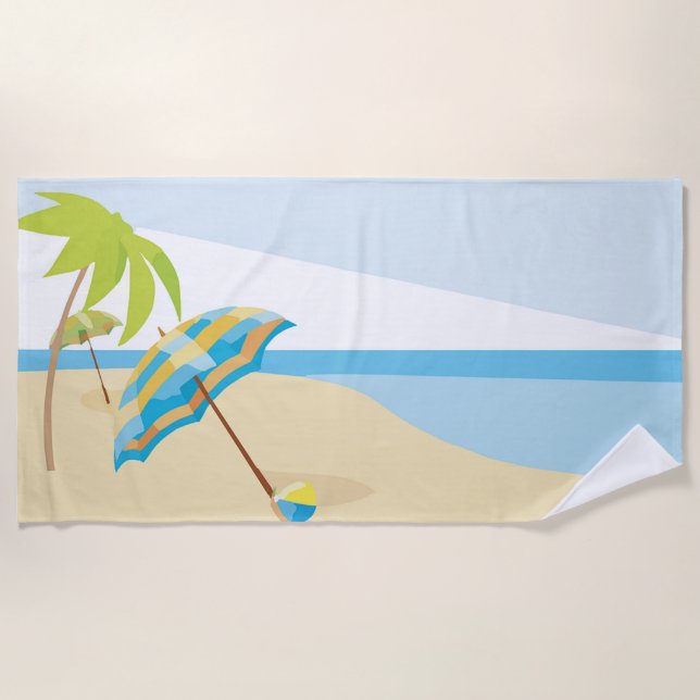 Toalla De Playa Playa (Anverso)