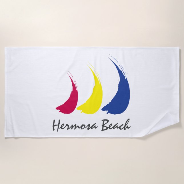 Toalla De Playa Playa Splashy Sails_Paint-The-Wind_Hermosa (Anverso)