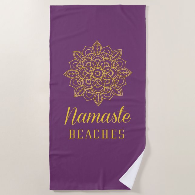 Toalla De Playa Playas de Namaste (Anverso)