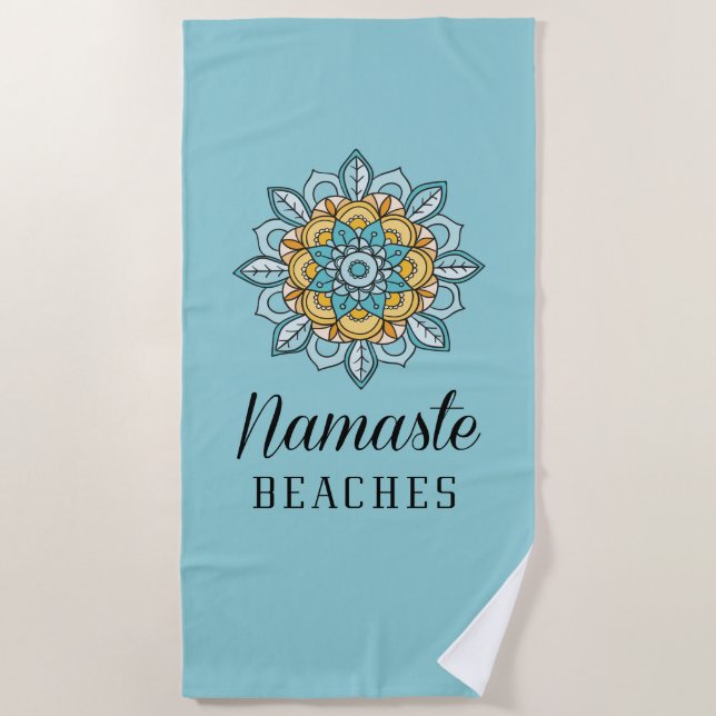 Toalla De Playa Playas de Namaste (Anverso)