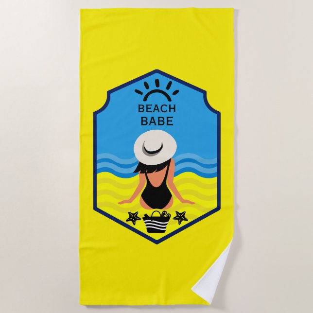 Toalla De Playa Playas Esenciales de Verano  (Anverso)