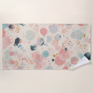 Toalla De Playa Polka Dot Beach Towel – Colourful Summer Design