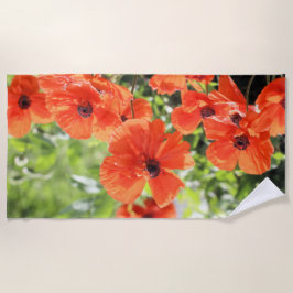 Toalla De Playa Poppies