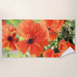 Toalla De Playa Poppies