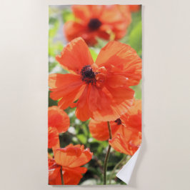 Toalla De Playa Poppies