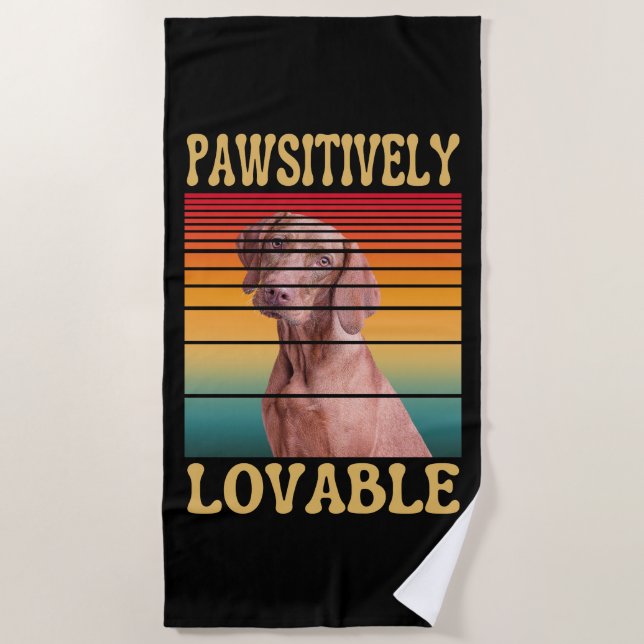 TOALLA DE PLAYA POSITIVAMENTE AMABLE (Anverso)