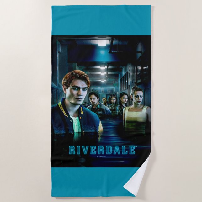Toalla De Playa Poster del paso elevado de Riverdale (Anverso)