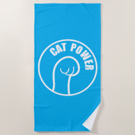 Toalla De Playa Potencia del gato