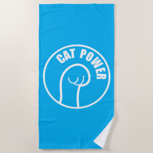 Toalla De Playa Potencia del gato