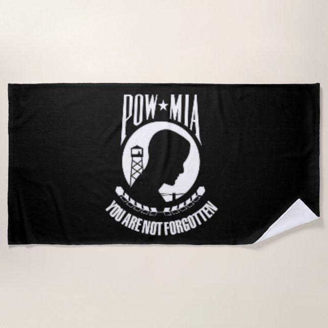 TOALLA DE PLAYA POW/MIA (Anverso)