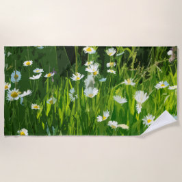 Toalla De Playa Prado de flores