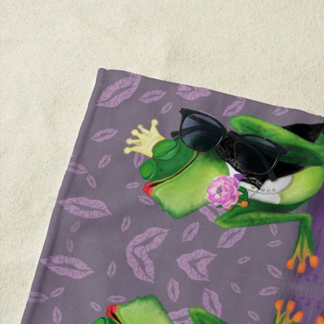 Toalla De Playa Príncipe de la rana - Amor (In situ)