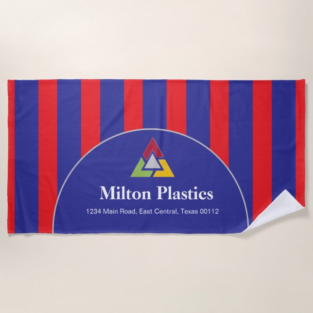 Toalla De Playa Promotional Logo Beach Towel (Anverso)