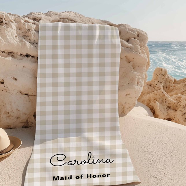Toalla De Playa Propuesta de criada de honor a la dama de honor en (Subido por el creador)